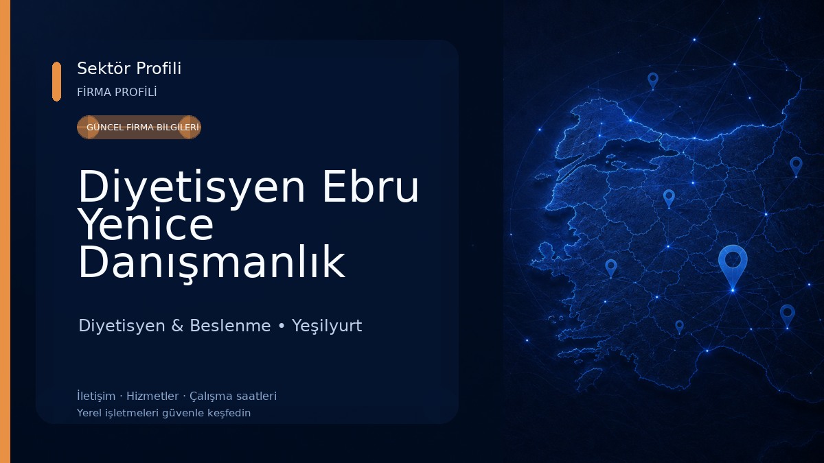 Diyetisyen Ebru Yenice Danışmanlık Merkezi 