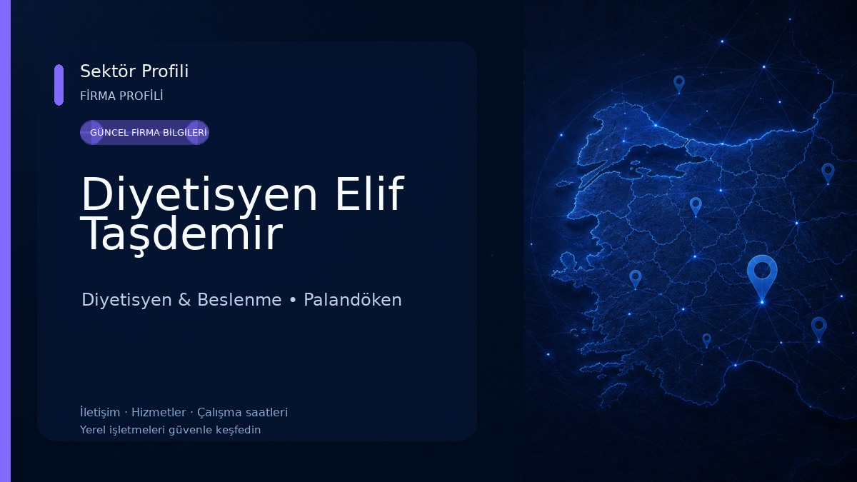 Diyetisyen Elif Taşdemir