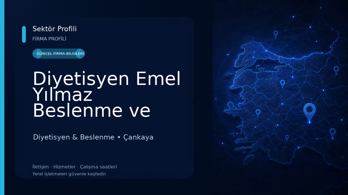 Diyetisyen Emel Yılmaz Beslenme ve Diyet Danışmanlık Merkezi - Ankara Diyetisyen | Çukurambar Diyetisyen | Çankaya Diyetisyen Diyetisyen & Beslenme