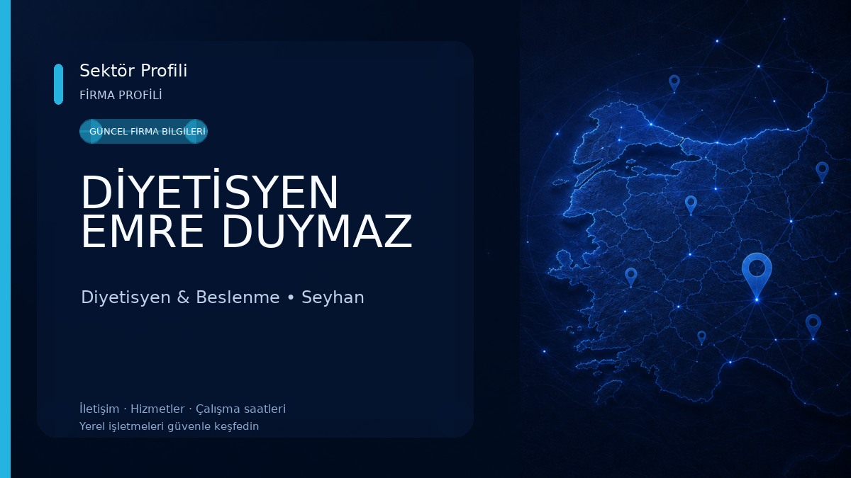 DİYETİSYEN EMRE DUYMAZ Diyetisyen & Beslenme
