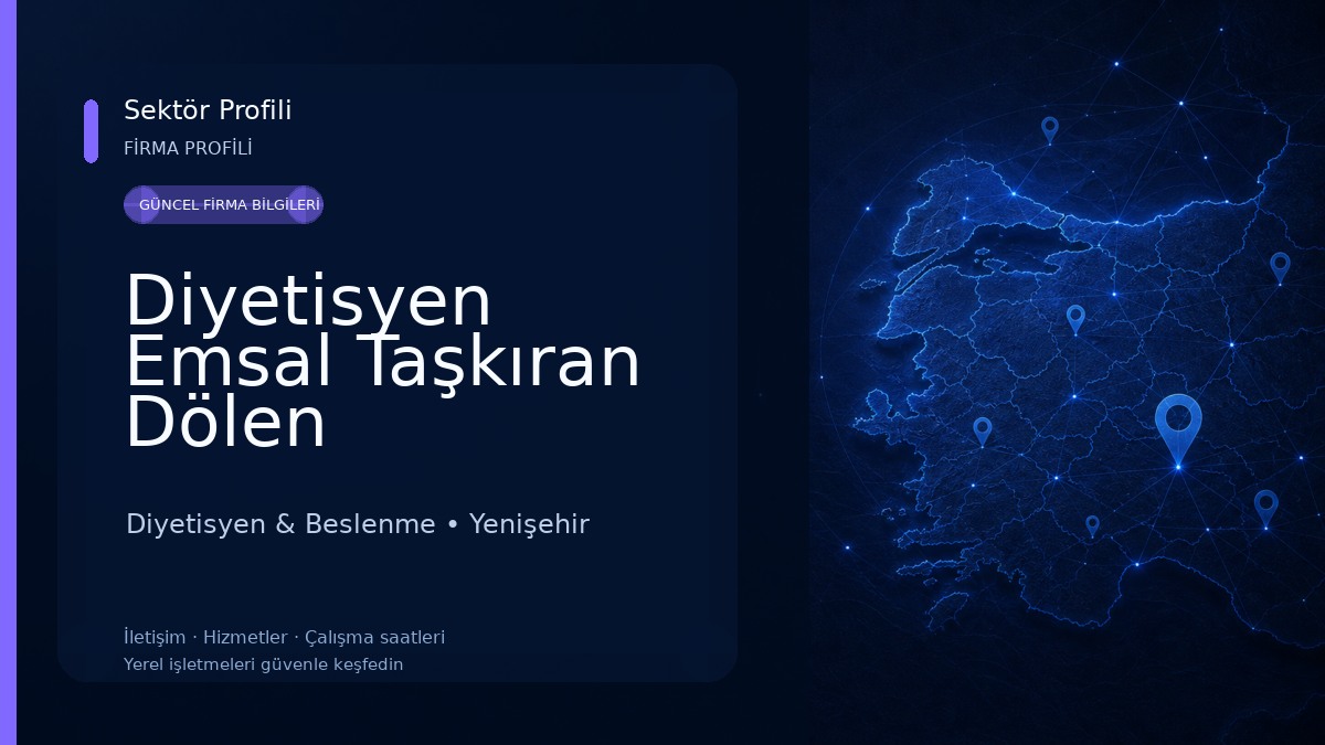 Diyetisyen Emsal Taşkıran Dölen Diyetisyen & Beslenme