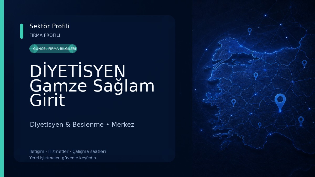 DİYETİSYEN Gamze Sağlam Girit 