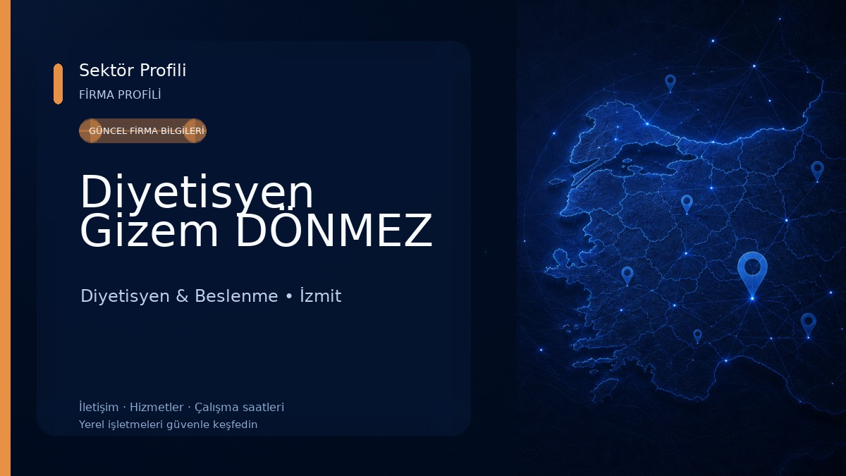 Diyetisyen Gizem DÖNMEZ Diyetisyen & Beslenme