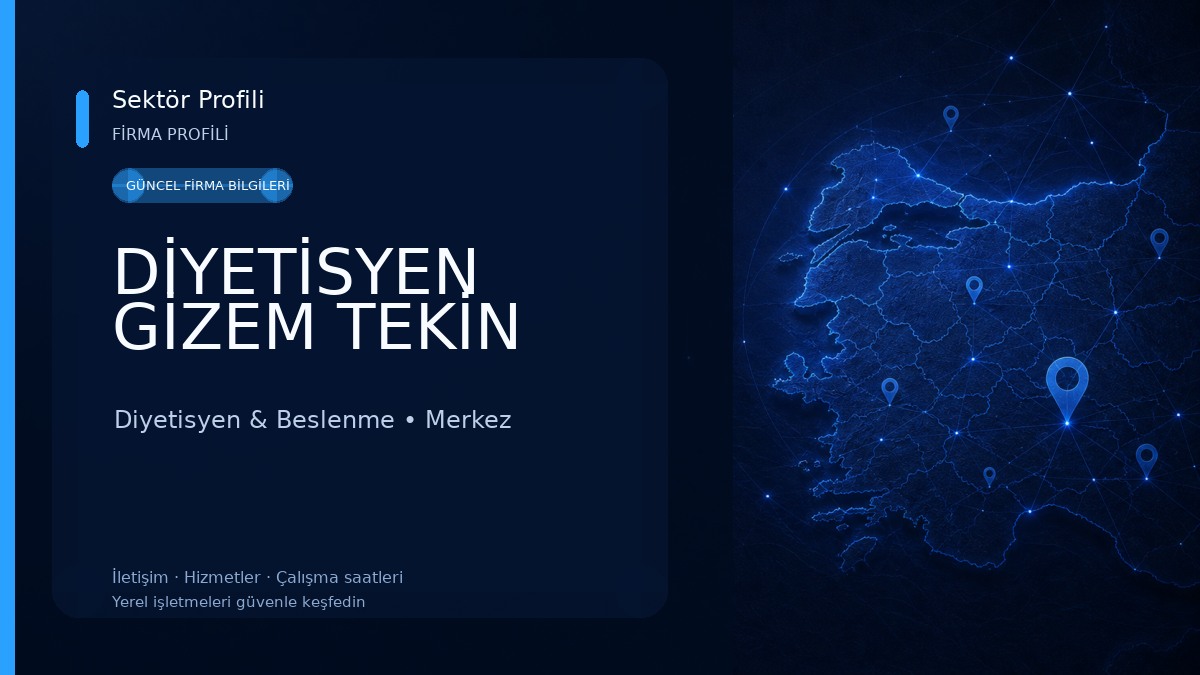DİYETİSYEN GİZEM TEKİN Diyetisyen & Beslenme