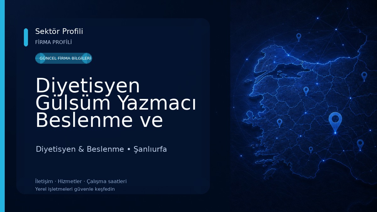 Diyetisyen Gülsüm Yazmacı Beslenme ve Diyet Danışma Merkezi Diyetisyen & Beslenme