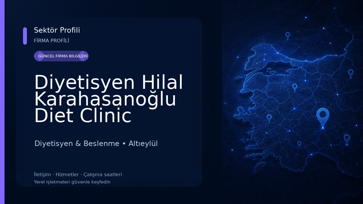 Diyetisyen Hilal Karahasanoğlu Diet Clinic 