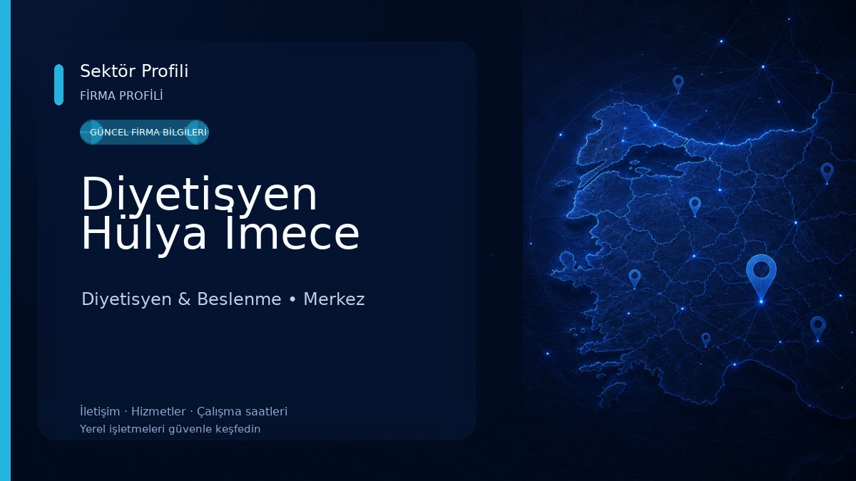 Diyetisyen Hülya İmece 