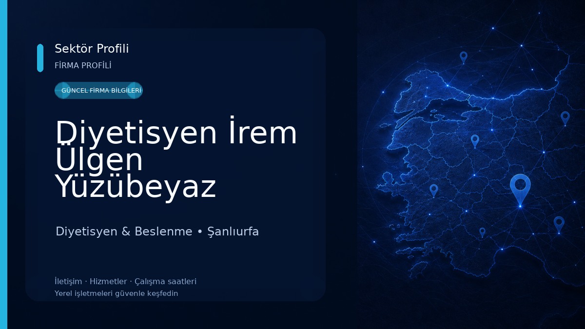 Diyetisyen İrem Ülgen Yüzübeyaz Diyetisyen & Beslenme