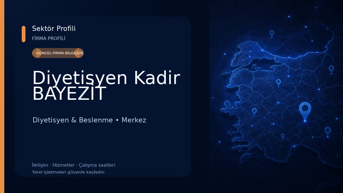 Diyetisyen Kadir BAYEZİT Diyetisyen & Beslenme