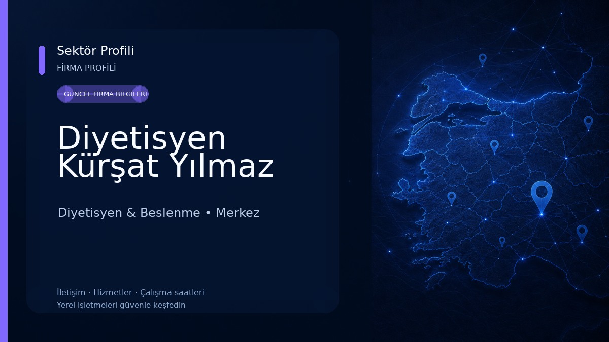 Diyetisyen Kürşat Yılmaz 