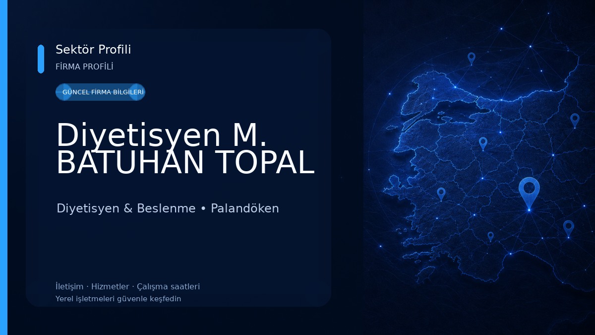 Diyetisyen M. BATUHAN TOPAL Diyetisyen & Beslenme