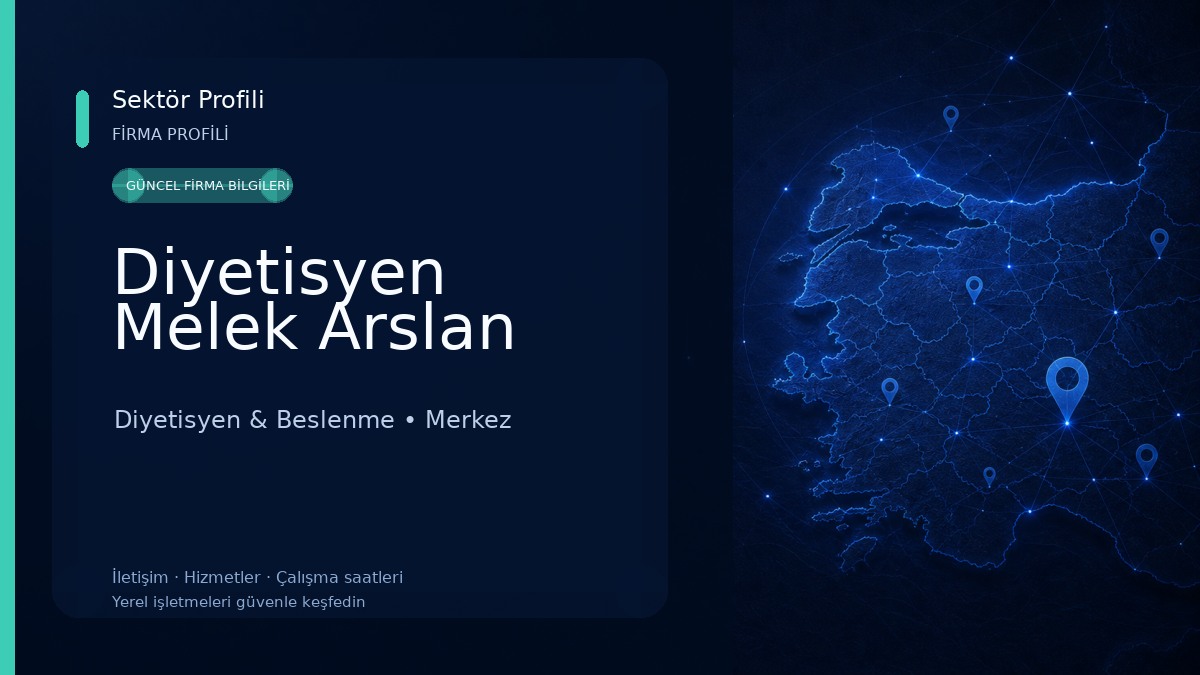 Diyetisyen Melek Arslan Diyetisyen & Beslenme