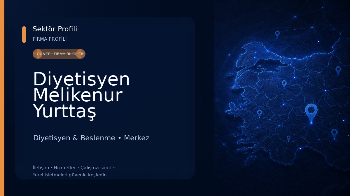 Diyetisyen Melikenur Yurttaş Diyetisyen & Beslenme