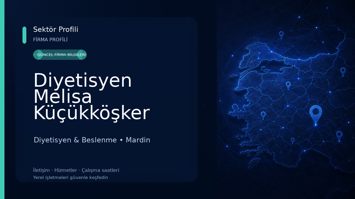 Diyetisyen Melisa Küçükköşker Diyetisyen & Beslenme