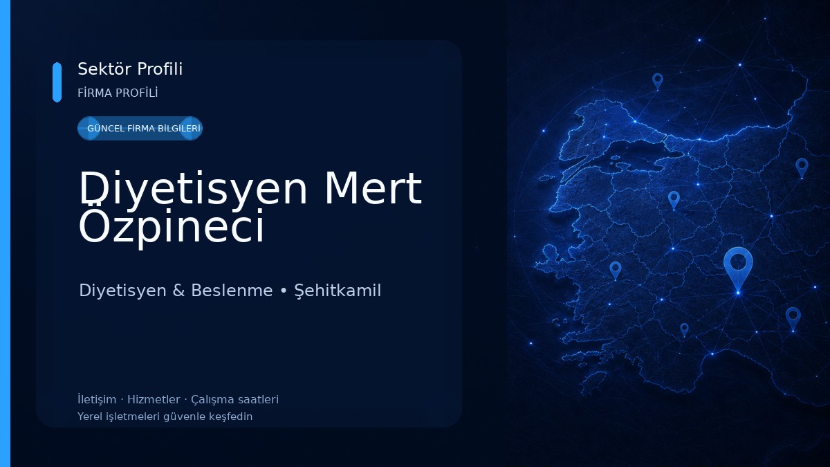 Diyetisyen Mert Özpineci Diyetisyen & Beslenme