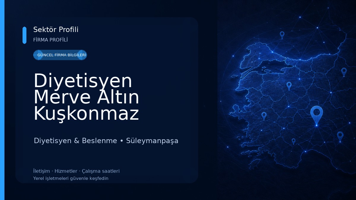Diyetisyen Merve Altın Kuşkonmaz Diyetisyen & Beslenme