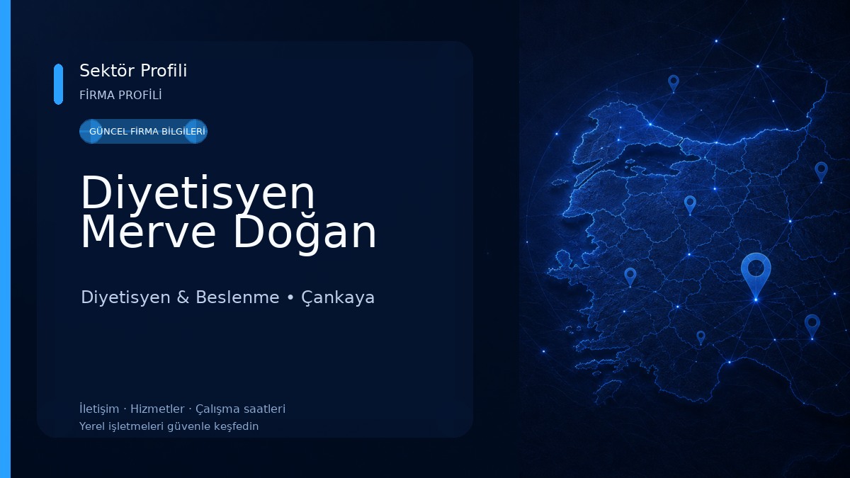 Diyetisyen Merve Doğan 
