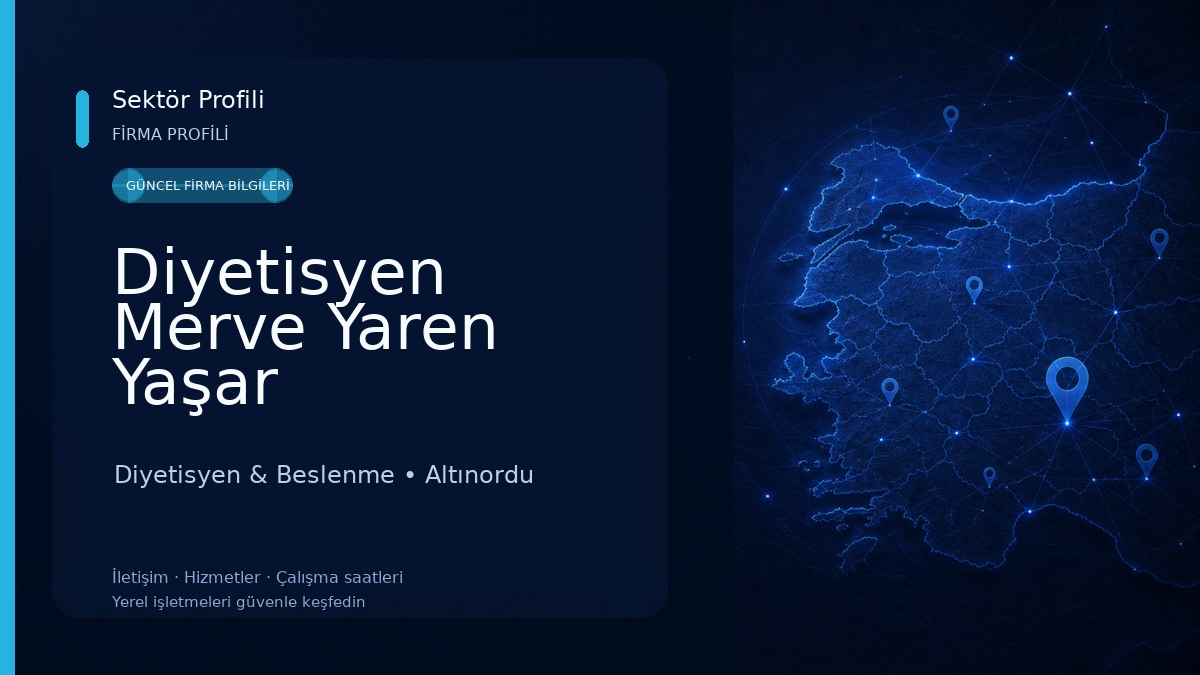 Diyetisyen Merve Yaren Yaşar Diyetisyen & Beslenme