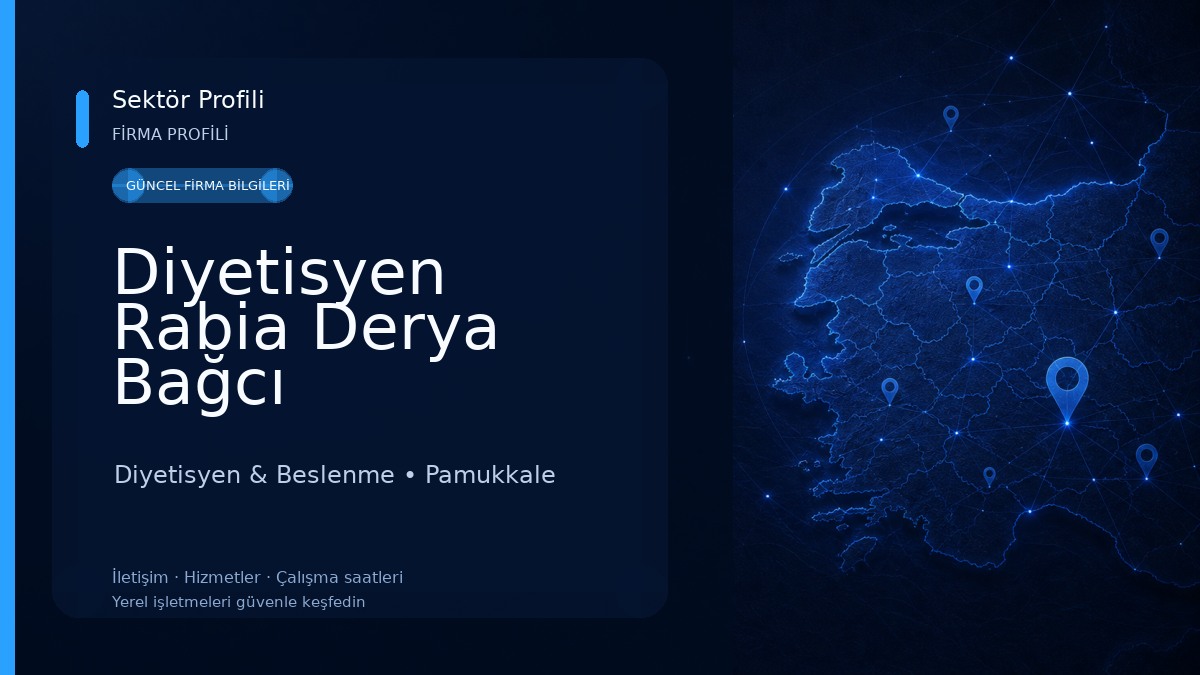Diyetisyen Rabia Derya Bağcı
