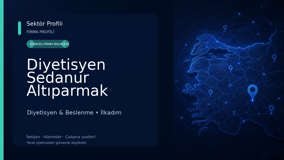 Diyetisyen Sedanur Altıparmak Sağlıklı Beslenme ve Diyet Kliniği Diyetisyen & Beslenme