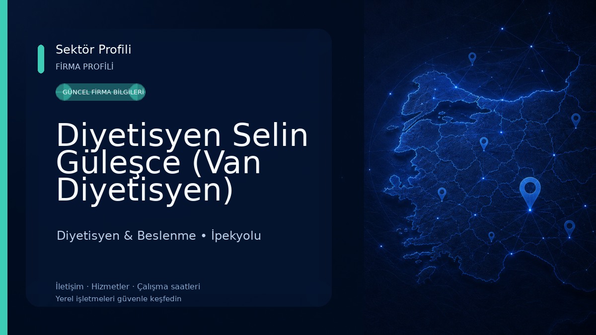 Diyetisyen Selin Güleşce (Van Diyetisyen) Diyetisyen & Beslenme