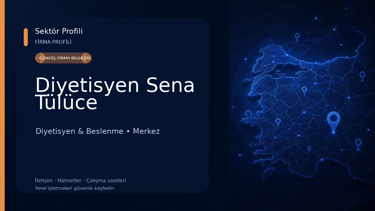 Diyetisyen Sena Tülüce Diyetisyen & Beslenme