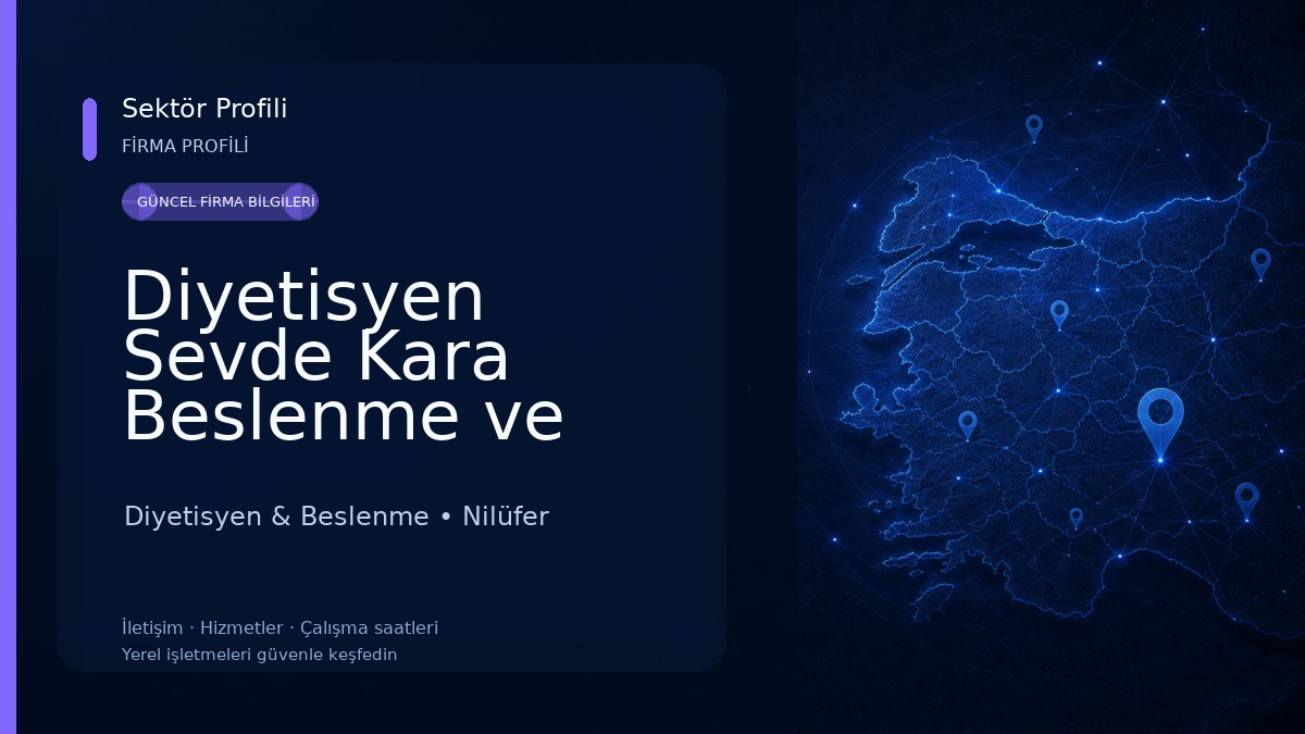 Diyetisyen Sevde Kara Beslenme ve Diyet Danışmanlığı Diyetisyen & Beslenme