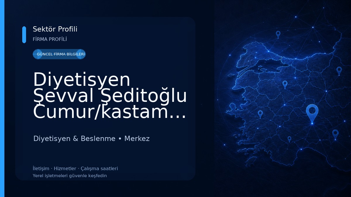 Diyetisyen Şevval Şeditoğlu Cumur/kastamonu diyetisyen Diyetisyen & Beslenme