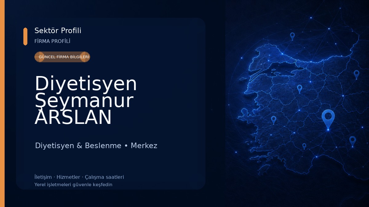 Diyetisyen Şeymanur ARSLAN Diyetisyen & Beslenme