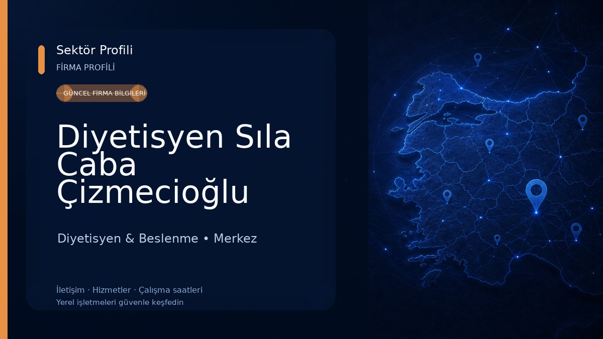 Diyetisyen Sıla Caba Çizmecioğlu Diyetisyen & Beslenme