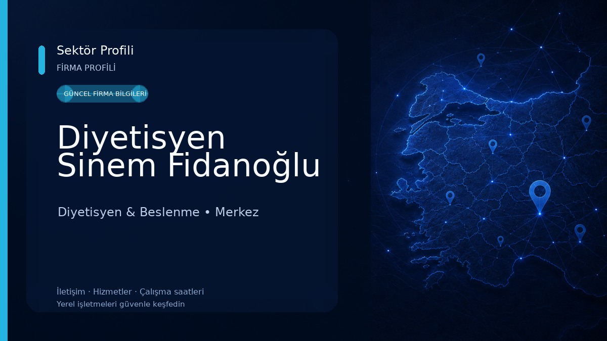 Diyetisyen Sinem Fidanoğlu Diyetisyen & Beslenme