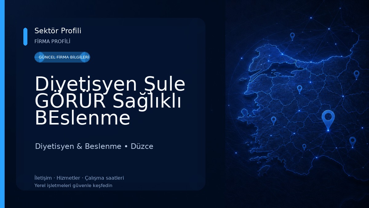 Diyetisyen Şule GÖRÜR Sağlıklı BEslenme Eğitim ve Danışmanlığı