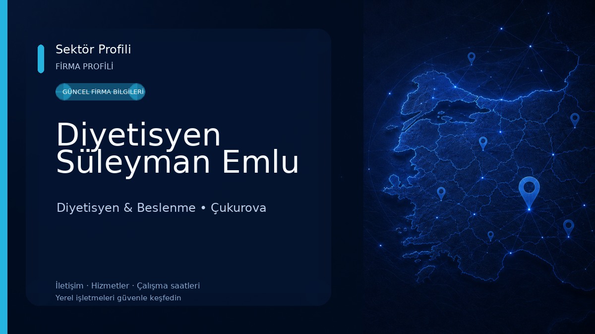 Diyetisyen Süleyman Emlu Diyetisyen & Beslenme