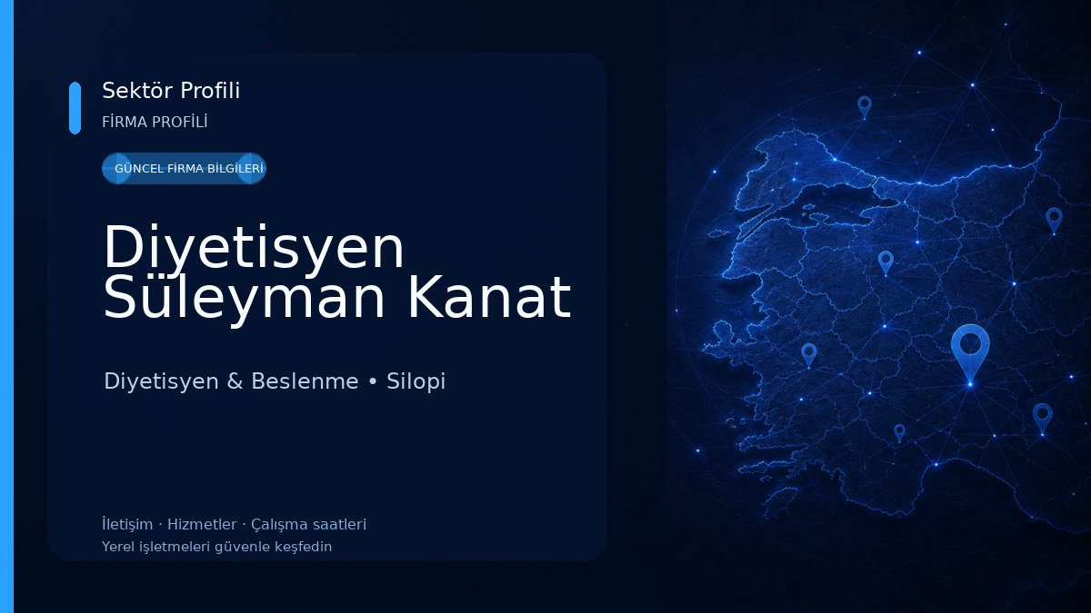 Diyetisyen Süleyman Kanat Diyetisyen & Beslenme