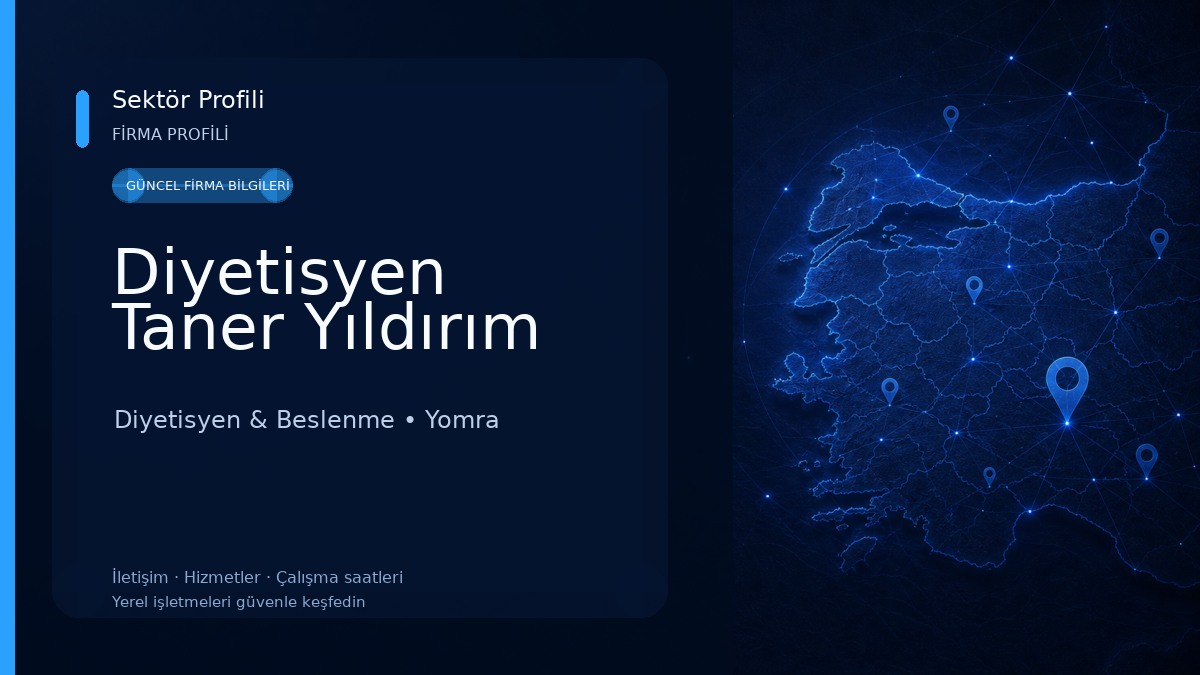Diyetisyen Taner Yıldırım Diyetisyen & Beslenme