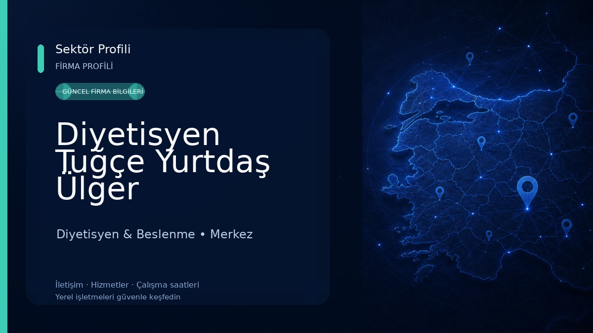 Diyetisyen Tuğçe Yurtdaş Ülger Diyetisyen & Beslenme