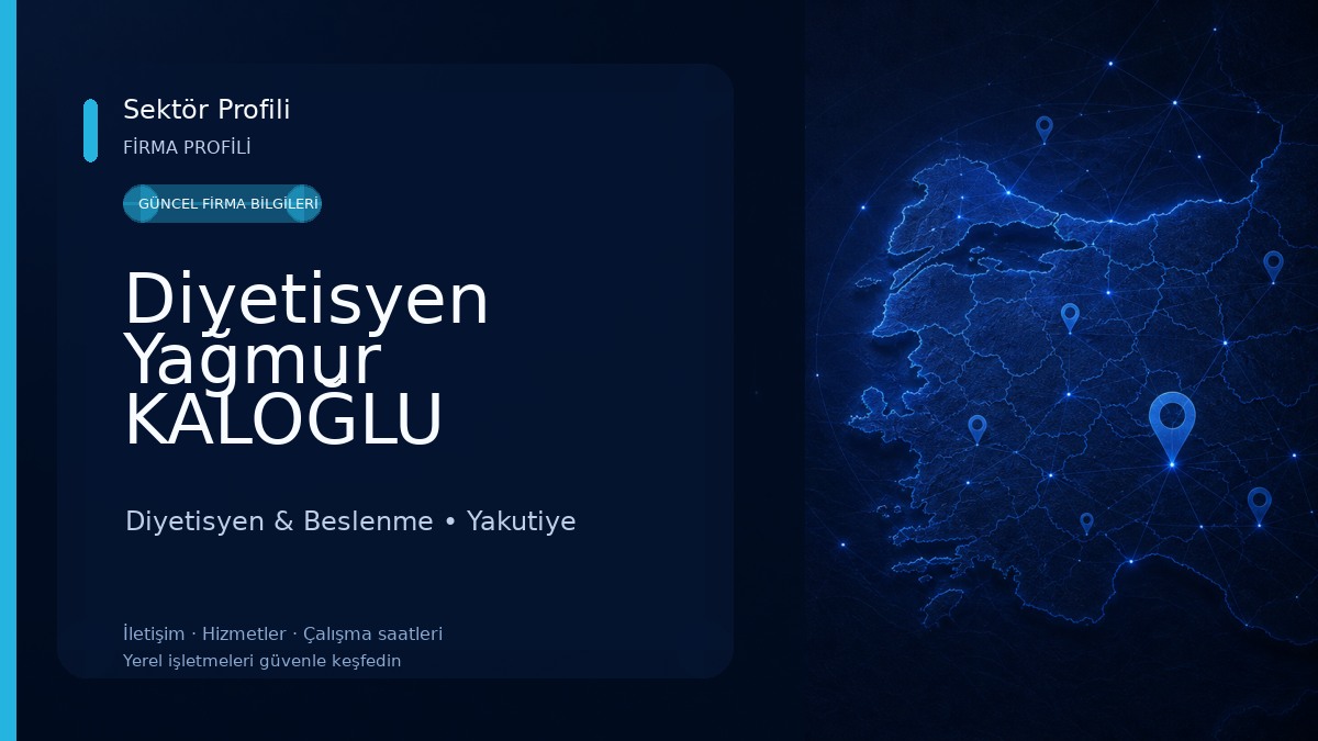 Diyetisyen Yağmur KALOĞLU Diyetisyen & Beslenme
