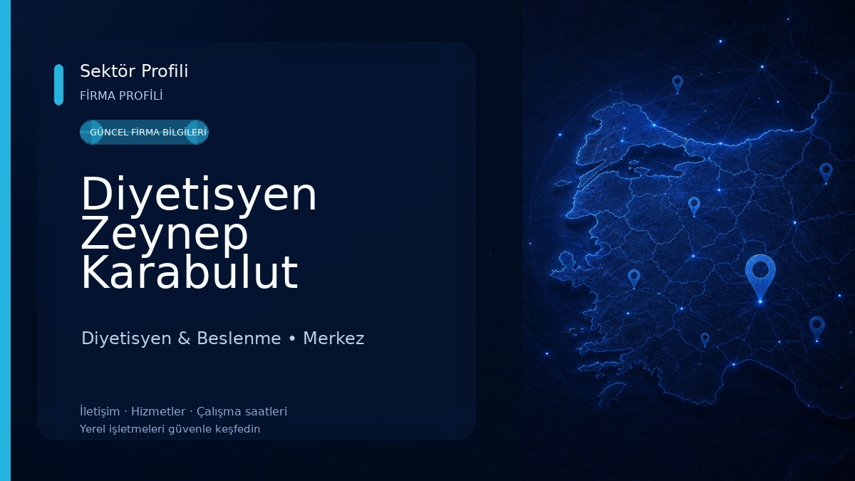 Diyetisyen Zeynep Karabulut Körpeoğlu Diyetisyen & Beslenme