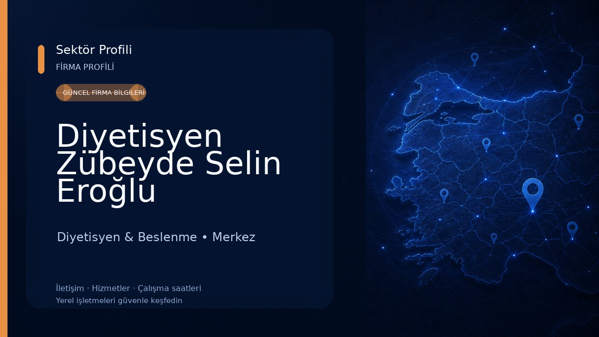 Diyetisyen Zübeyde Selin Eroğlu