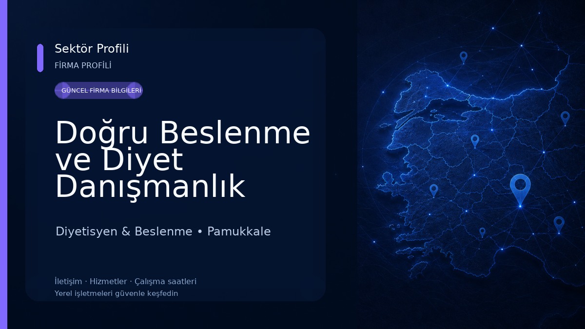 Doğru Beslenme ve Diyet Danışmanlık Merkezi, Diyetisyen Diyetisyen & Beslenme