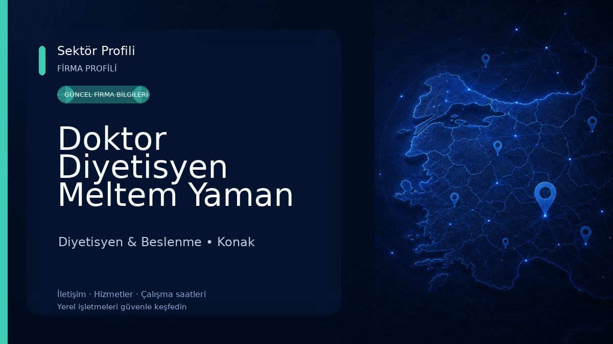 Doktor Diyetisyen Meltem Yaman Diyetisyen & Beslenme