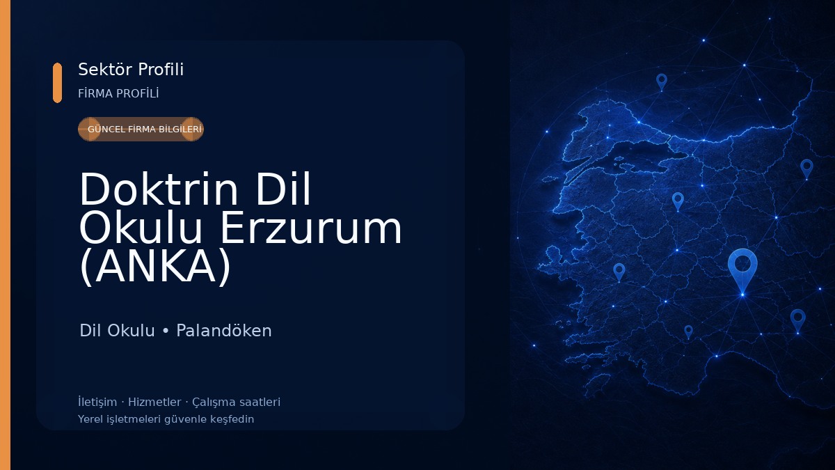 Doktrin Dil Okulu Erzurum (ANKA) Dil Okulu