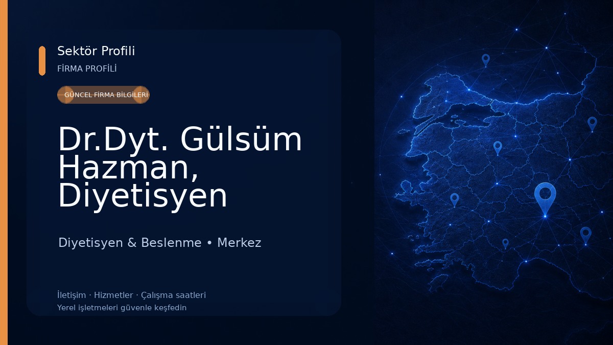 Dr.Dyt. Gülsüm Hazman, Diyetisyen