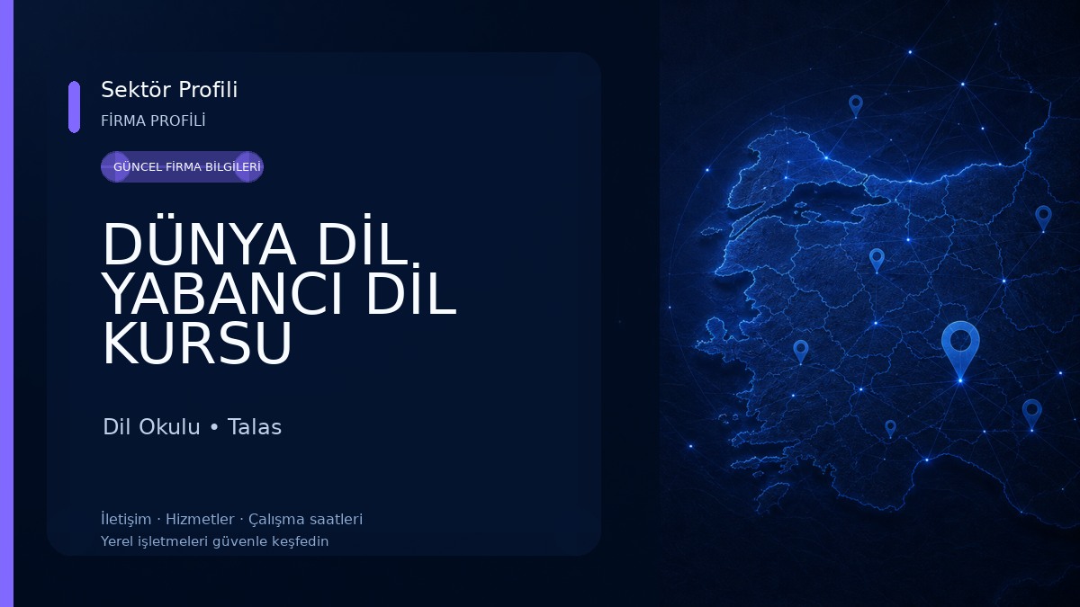 DÜNYA DİL YABANCI DİL KURSU Dil Okulu