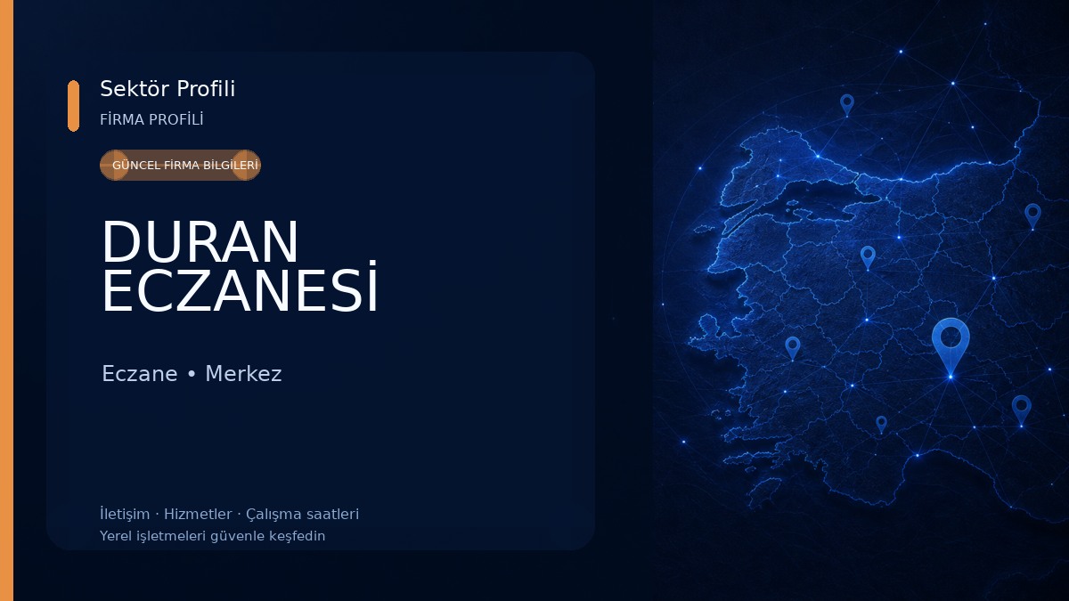 DURAN ECZANESİ 