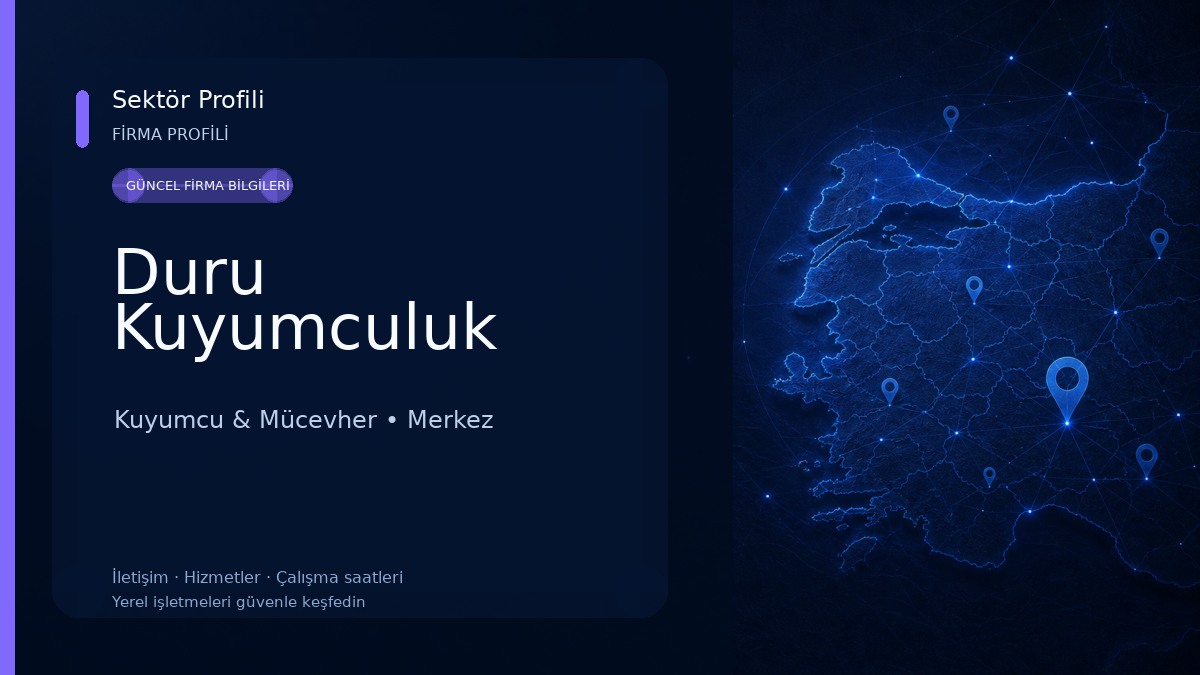 Duru Kuyumculuk Kuyumcu & Mücevher