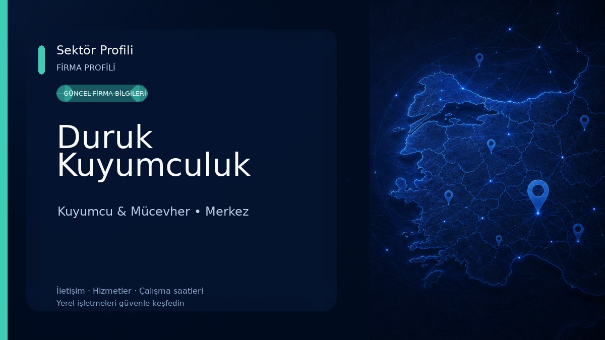 Duruk Kuyumculuk Kuyumcu & Mücevher