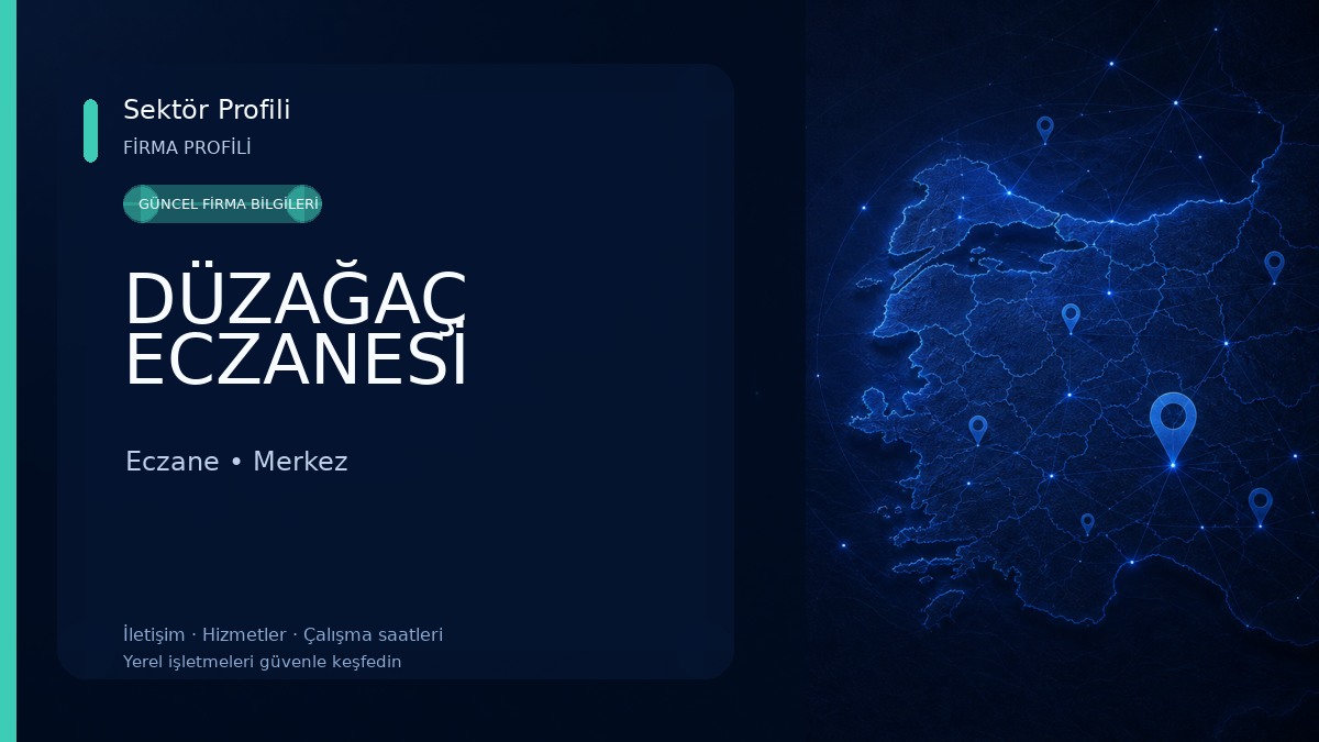 DÜZAĞAÇ ECZANESİ