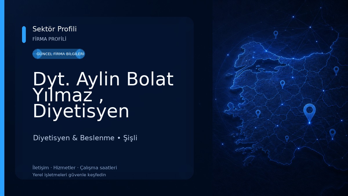 Dyt. Aylin Bolat Yılmaz , Diyetisyen Diyetisyen & Beslenme