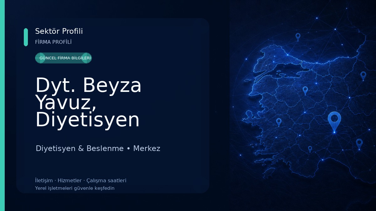 Dyt. Beyza Yavuz, Diyetisyen 
